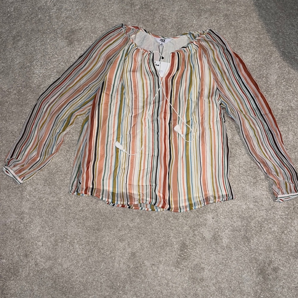 Jack by bbdakota women’s top multi color sz small